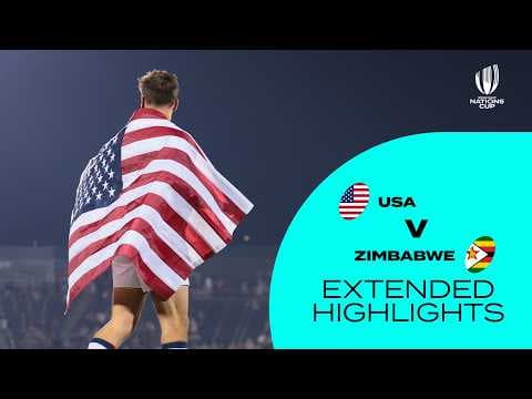 A BIG home win 🇺🇸 | USA v Zimbabwe | Nations Cup 2026 | Match Highlights