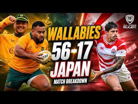 Australia vs Japan Rugby: 35–0 2nd Half | Wallabies, PNC & Asia Rugby