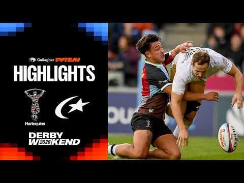 THE LONDON DERBY! Harlequins v Saracens HIGHLIGHTS & REACTION | Gallagher PREM 26/27 | Round 4
