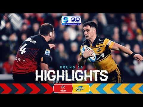 HIGHLIGHTS | Crusaders vs Hurricanes