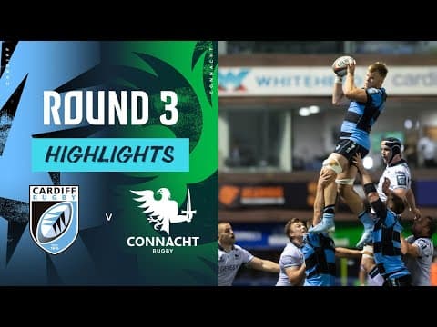 HIGHLIGHTS | Cardiff Rugby vs Connacht Rugby