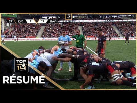 Lyon 38 - 49 Bayonne