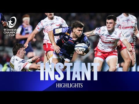 HIGHLIGHTS | Union Bordeaux Bègles vs Scarlets
