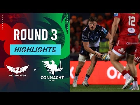 Scarlets 23-24 Connacht Rugby