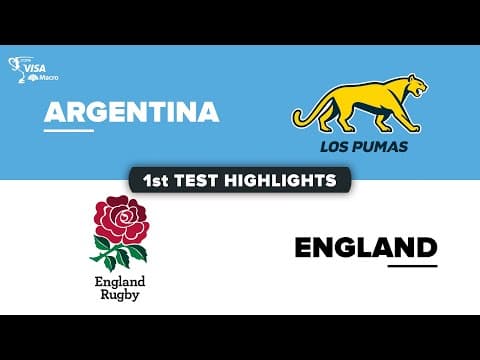 HIGHLIGHTS | Argentina vs England