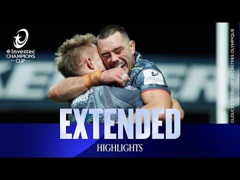 HIGHLIGHTS | Gloucester Rugby vs Castres Olympique