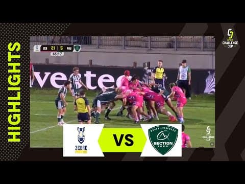 HIGHLIGHTS | Zebre Rugby vs Section Paloise