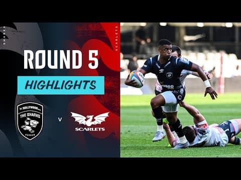 Hollywoodbets Sharks v Scarlets | Highlights | Round 5 | URC 2025/26