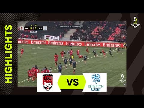 HIGHLIGHTS | Lyon vs Benetton Treviso