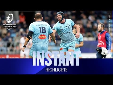 HIGHLIGHTS | Castres Olympique vs Edinburgh Rugby
