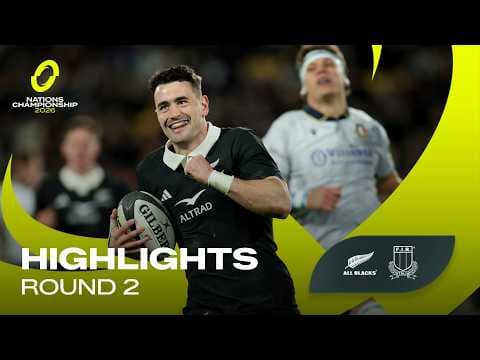 HIGHLIGHTS | New Zealand v Italy | Will Jordan breaks the record! Big second-half shift!
