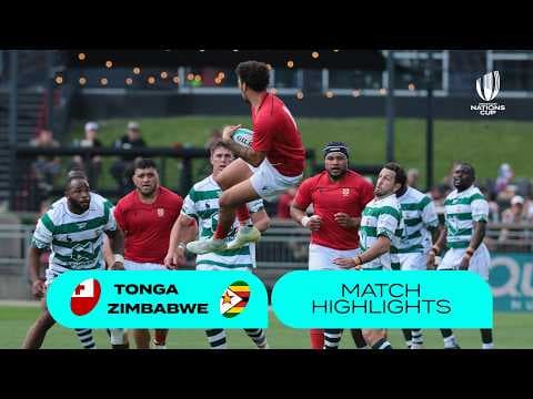 HIGHLIGHTS | Tonga vs Zimbabwe