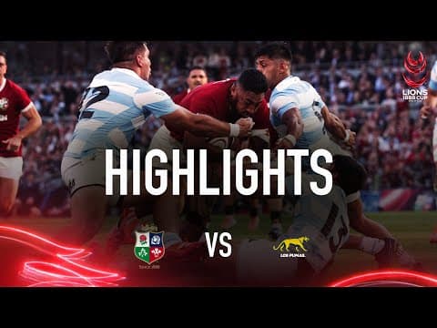 British & Irish Lions Vs. Argentina | Highlights