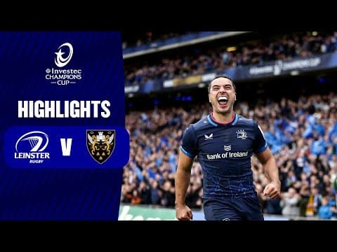 Leinster Rugby 20-17 Northampton Saints