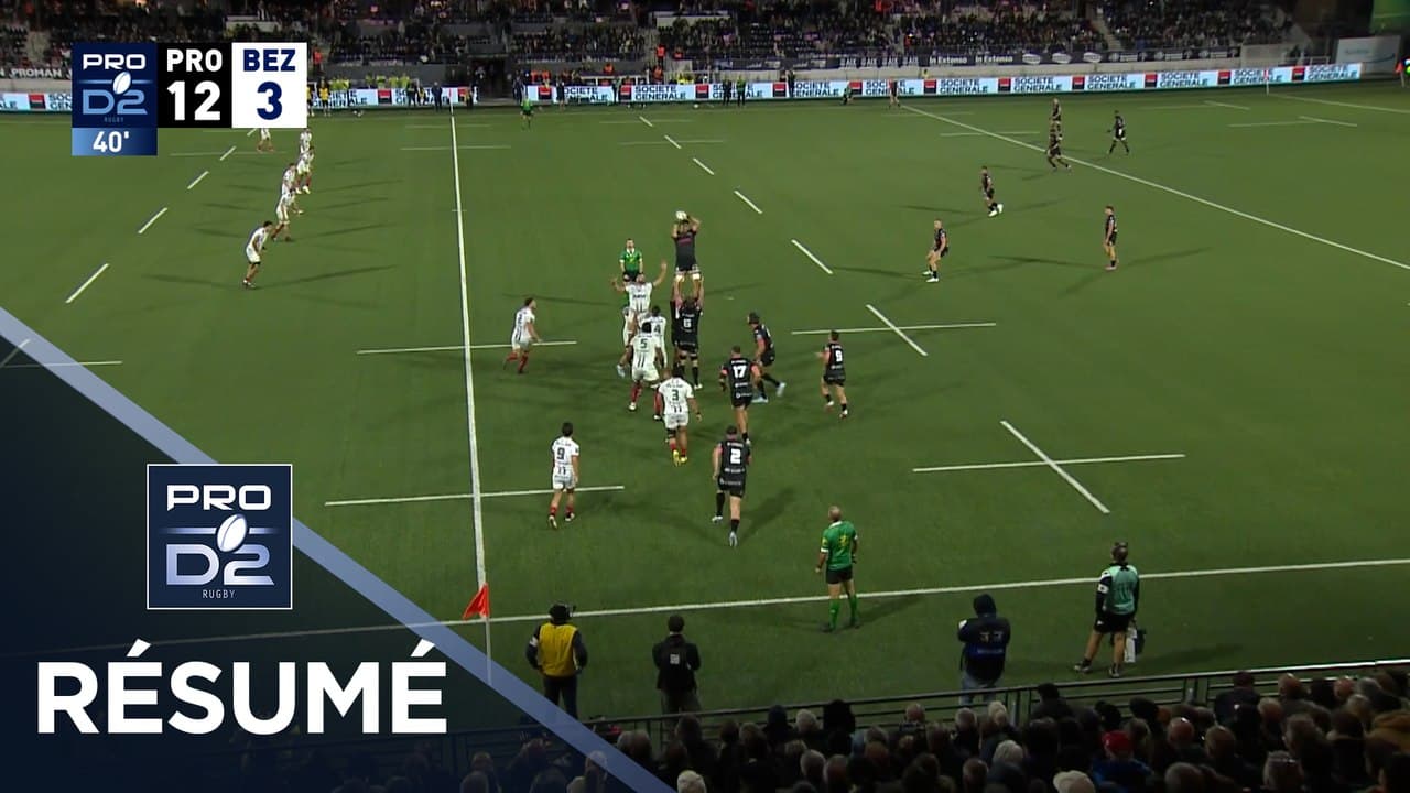 PRO D2 Saison 2026-2027 J08 - Résumé Provence Rugby - AS Béziers Hérault