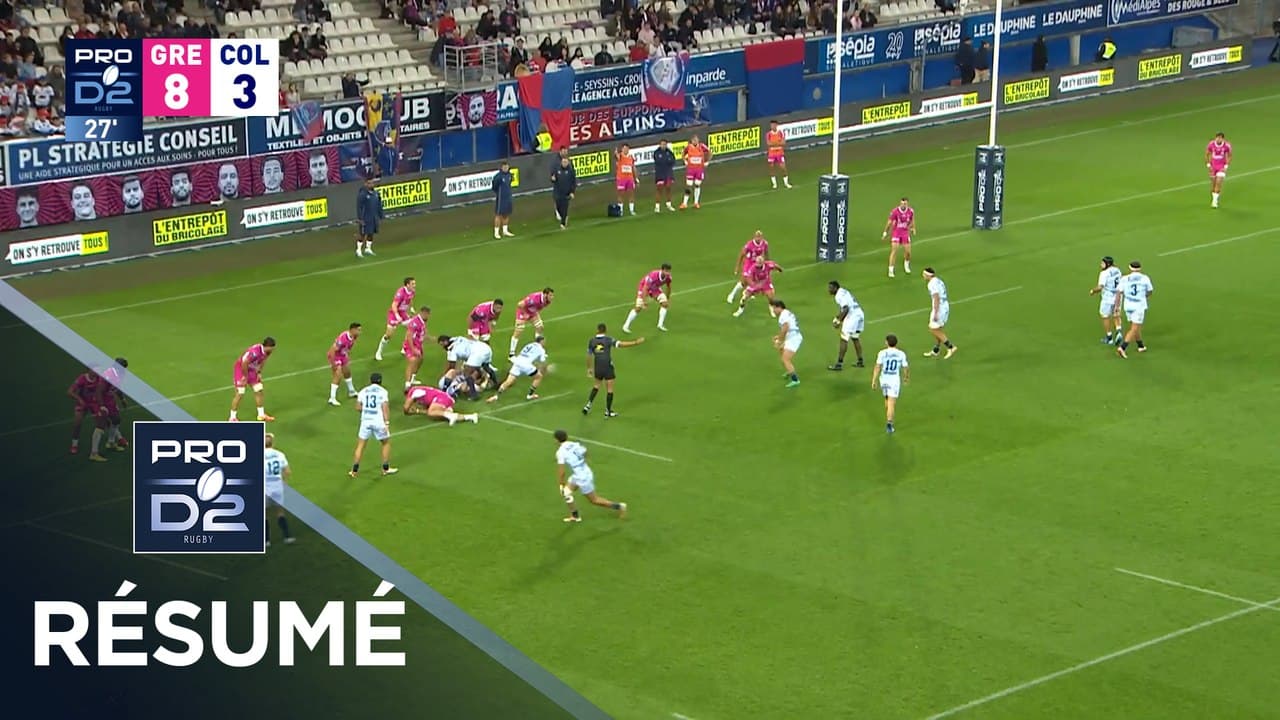PRO D2 Saison 2026-2027 J06 - Résumé FC Grenoble Rugby - Colomiers Rugby