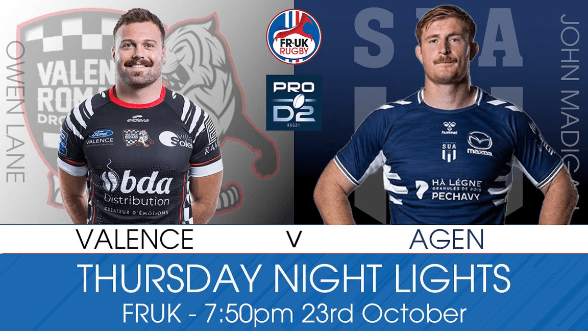 THURSDAY NIGHT LIGHTS - PROD2 Preview, Valence Romans vs Agen