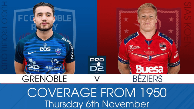 THURSDAY NIGHT LIGHTS - Pro D2 Preview: Grenoble vs Béziers